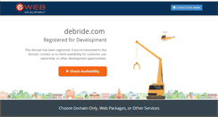 Desktop Screenshot of debride.com